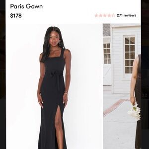 Show me Your MUMU “Paris gown”. SOLD WITHOUT BOW/RIBBON. Worn once